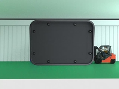 24جهاز استشعار الباب الصناعي بمعدل 150 جيه هرتز ومستشعر رادار الحركة بموجات الميكروويف مع رلايين