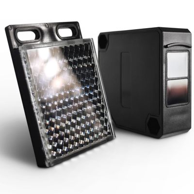 شراء JUTAI IRR-7R Reflective Photocells 7m Infrared Safety Beam Sensor for Gates & Garage Doors التصنيع عبر الإنترنت