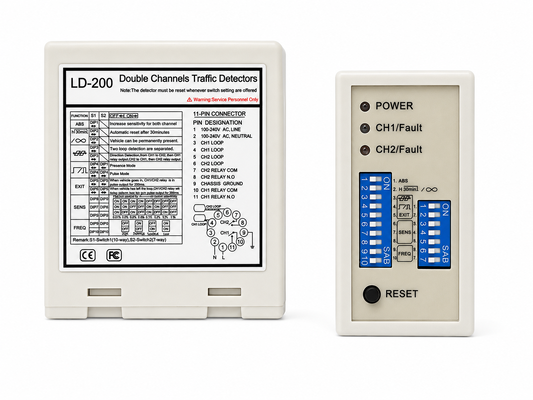 شراء Vehicle Loop Detector for Industrial Gate Control with Dual Channel Detection and Relay Output التصنيع عبر الإنترنت