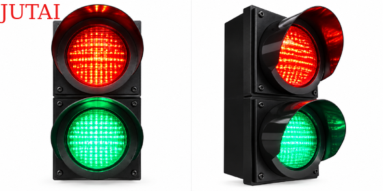 100mm LED Traffic Signal Light, 12-24V DC, Low Power Consumption for Automatic Barrier Gate Systems